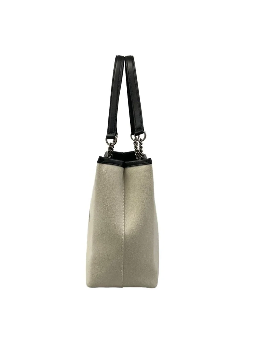 Balenciaga Tote Duty Ivory Black Leather